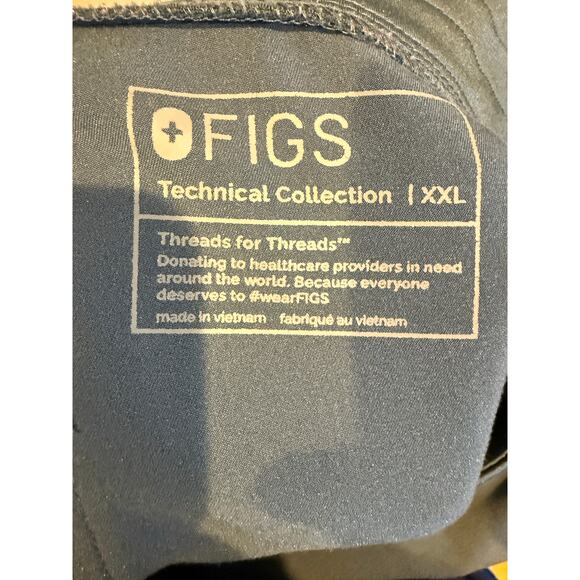 FIGS Technical Collection Scrub Set | Size XXL | Navy Blue - Picture 10 of 10